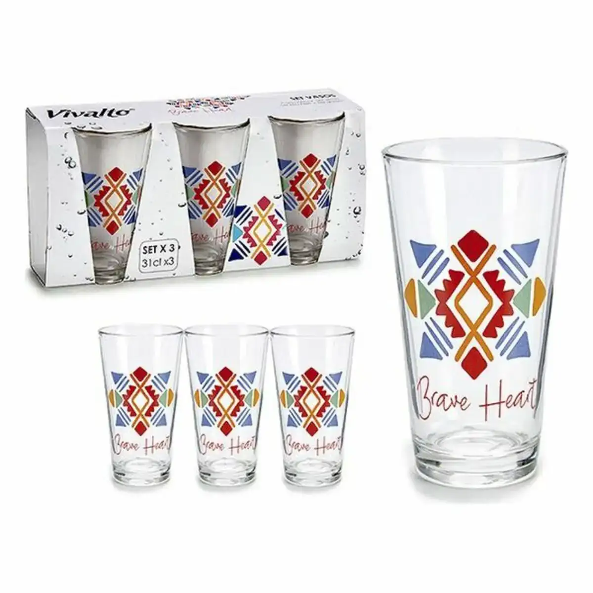 Set de verres 44472_3729. DIAYTAR COTE D'IVOIRE - Où l'Élégance se Mêle à l'Authenticité. Naviguez à travers notre boutique en ligne et choisissez des produits qui incarnent le style et la tradition du Côte d'Ivoire.