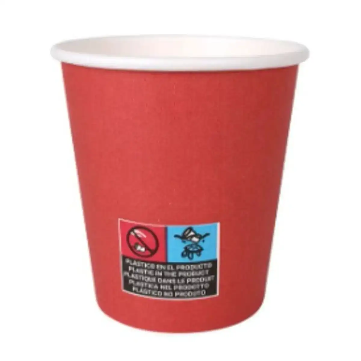 Set de verres algon 200 ml carton produits a usage unique rouge_7463. Bienvenue chez DIAYTAR COTE D'IVOIRE - Où Chaque Objet a sa Propre Histoire. Découvrez notre sélection soigneusement choisie et choisissez des produits qui racontent le patrimoine sénégalais.