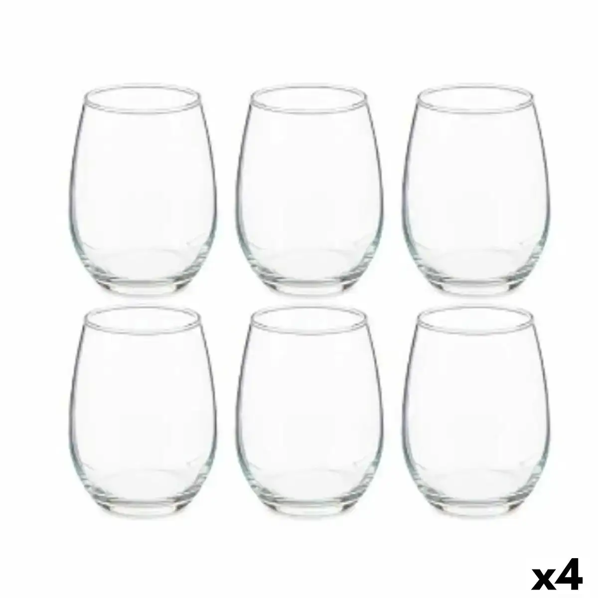Set de verres amber 570 ml transparent verre 4 unites _3431. DIAYTAR COTE D'IVOIRE - L'Équilibre Parfait entre Tradition et Modernité. Explorez notre collection pour trouver des produits qui incarnent la culture et la contemporanéité du Côte d'Ivoire.