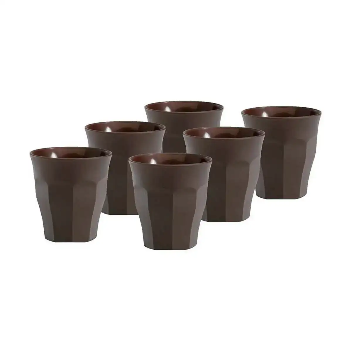 Set de verres duralex picardie marron 90 ml o 6 5 x 6 7 cm 6 unites _6739. Bienvenue chez DIAYTAR COTE D'IVOIRE - Où Votre Shopping Prend Vie. Découvrez notre univers et dénichez des trésors qui ajoutent de la couleur à votre quotidien.