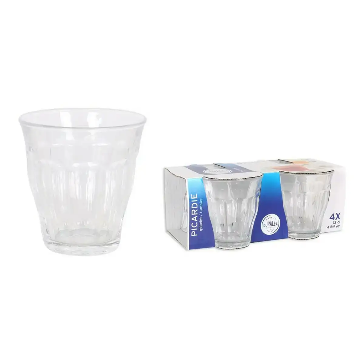Set de verres duralex picardie verre 4 unites 130 ml _5132. DIAYTAR COTE D'IVOIRE - Où Choisir est un Plaisir Responsable. Parcourez notre catalogue et choisissez des produits qui incarnent notre engagement envers des pratiques durables et éthiques.