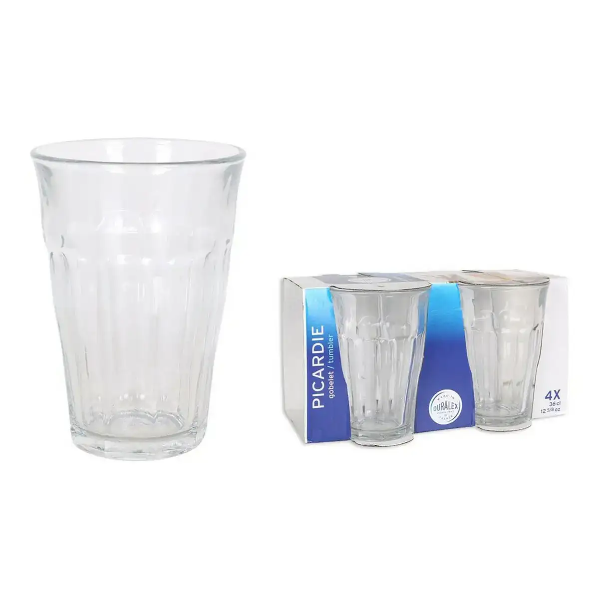 Set de verres duralex picardie verre 4 unites 360 cc _7867. DIAYTAR COTE D'IVOIRE - Où le Shopping est un Plaisir Engagé. Parcourez notre catalogue et choisissez des produits qui respectent vos valeurs et vos attentes.