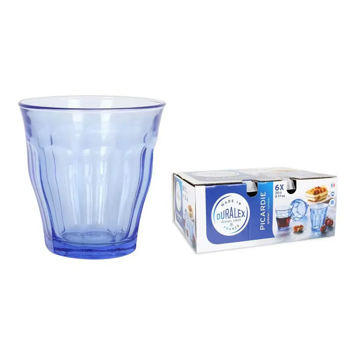 Set de verres duralex picardie verre bleu 250 ml 6 unites _6300. Entrez dans l'Univers de DIAYTAR COTE D'IVOIRE - Où la Tradition S'unit à la Modernité. Explorez notre sélection pour trouver des produits qui allient héritage et innovation.