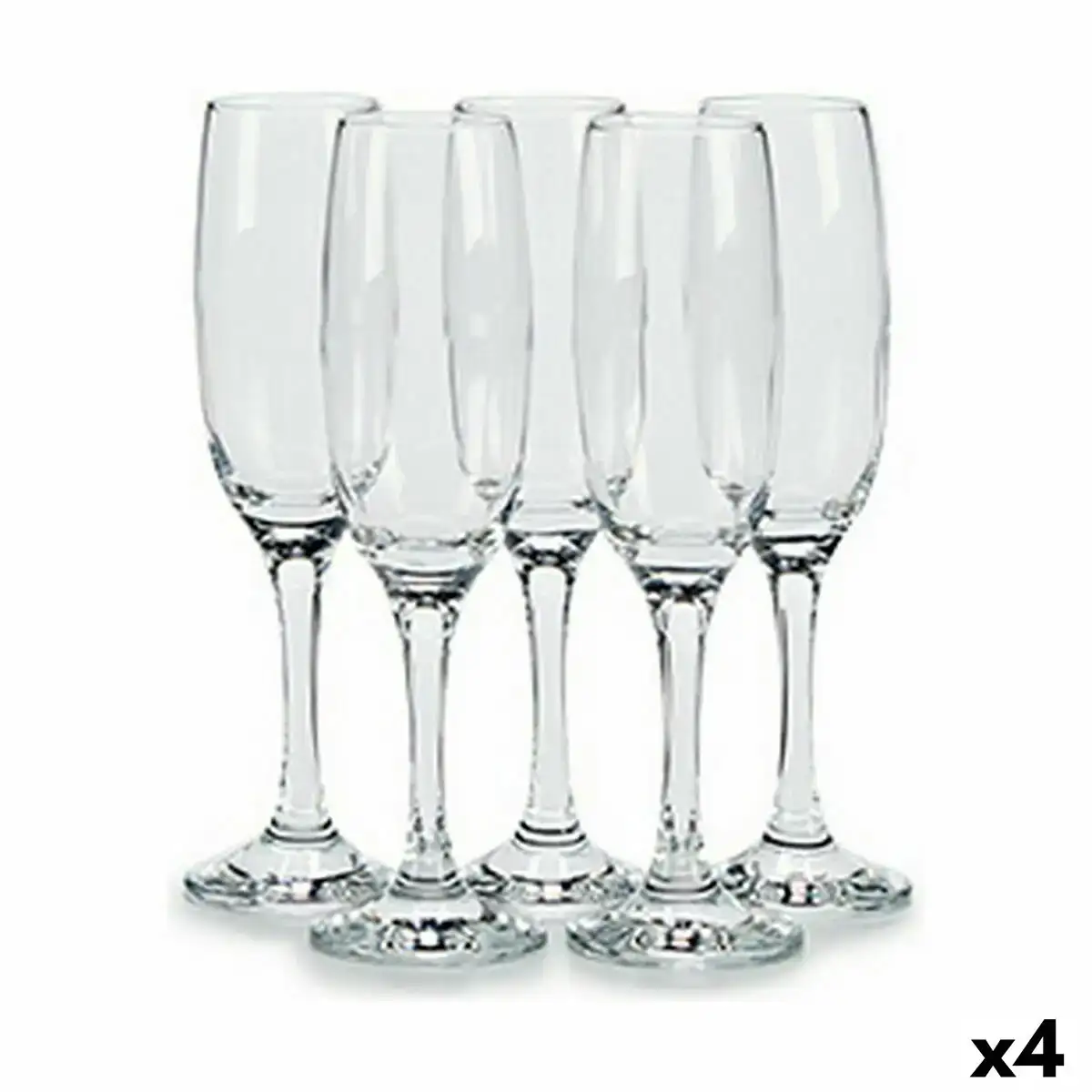 Set de verres imperial champagne transparent verre 210 ml 4 unites _6326. DIAYTAR COTE D'IVOIRE - Votre Passage vers le Raffinement. Plongez dans notre univers de produits exquis et choisissez des articles qui ajoutent une touche de sophistication à votre vie.