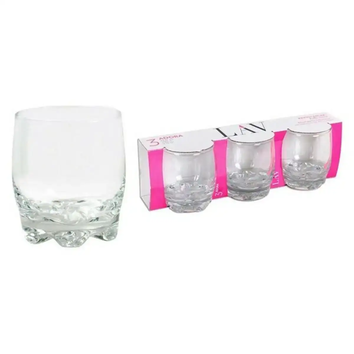 Set de verres lav adora 290 ml verre pack de 3 _4464. Bienvenue chez DIAYTAR COTE D'IVOIRE - Où l'Authenticité Rencontre l'Accessibilité. Explorez notre sélection abordable et découvrez des articles qui incarnent l'essence du Côte d'Ivoire.