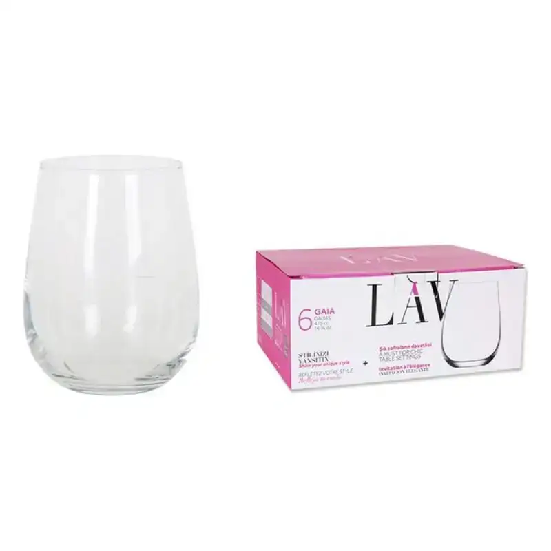 Set de verres lav gaia 6 uds 475 ml _4346. Bienvenue sur DIAYTAR COTE D'IVOIRE - Où l'Élégance Rencontrer la Tradition. Explorez notre gamme variée et trouvez des articles qui marient le chic moderne au charme ancestral.