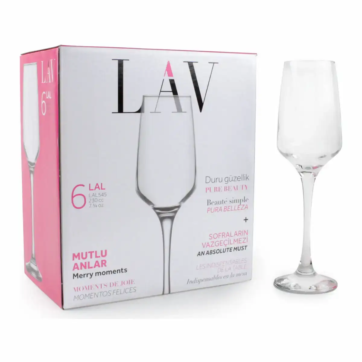 Set de verres lav lal 230 cc 6 pcs _6726. Découvrez DIAYTAR COTE D'IVOIRE - Votre Destination de Shopping Inspirée. Naviguez à travers nos offres variées et trouvez des articles qui reflètent votre personnalité et vos goûts.