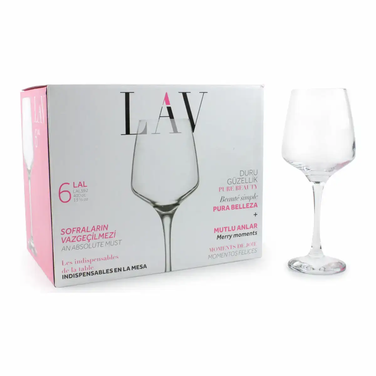 Set de verres lav lal 400 cc 6 pcs _2708. DIAYTAR COTE D'IVOIRE - Votre Destination Shopping Authentique. Explorez notre boutique en ligne et découvrez des trésors qui reflètent l'âme du Côte d'Ivoire, pour une expérience shopping unique.