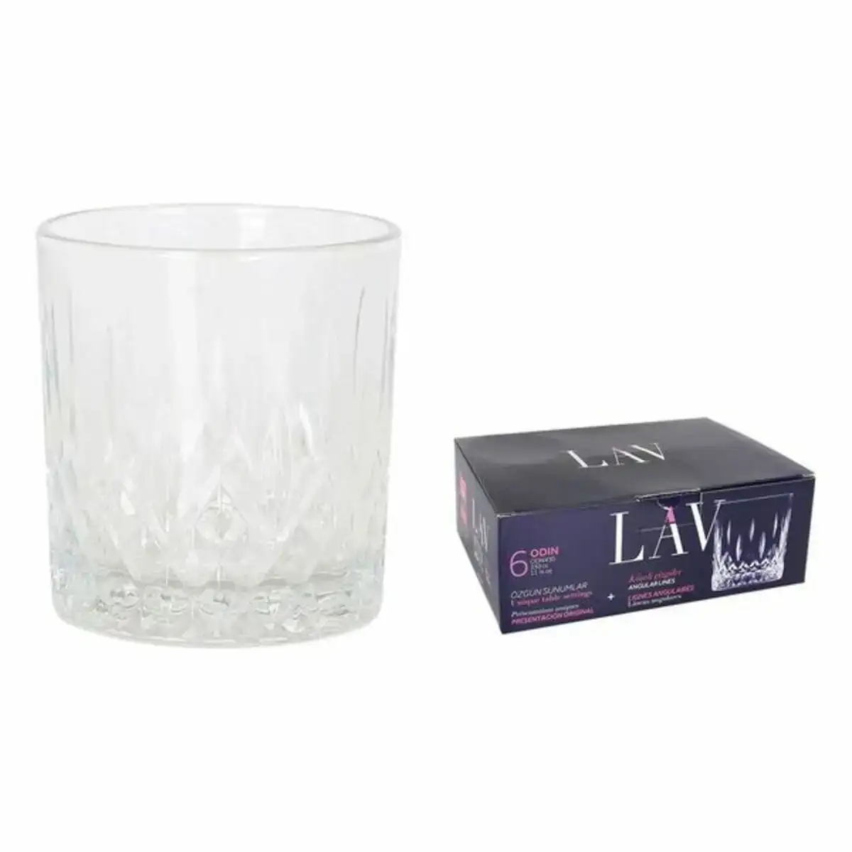 Set de verres lav odin 6 uds 330 ml _1855. Bienvenue chez DIAYTAR COTE D'IVOIRE - Où Chaque Article Est une Découverte. Naviguez à travers nos offres et laissez-vous surprendre par des trésors cachés qui enrichiront votre vie.