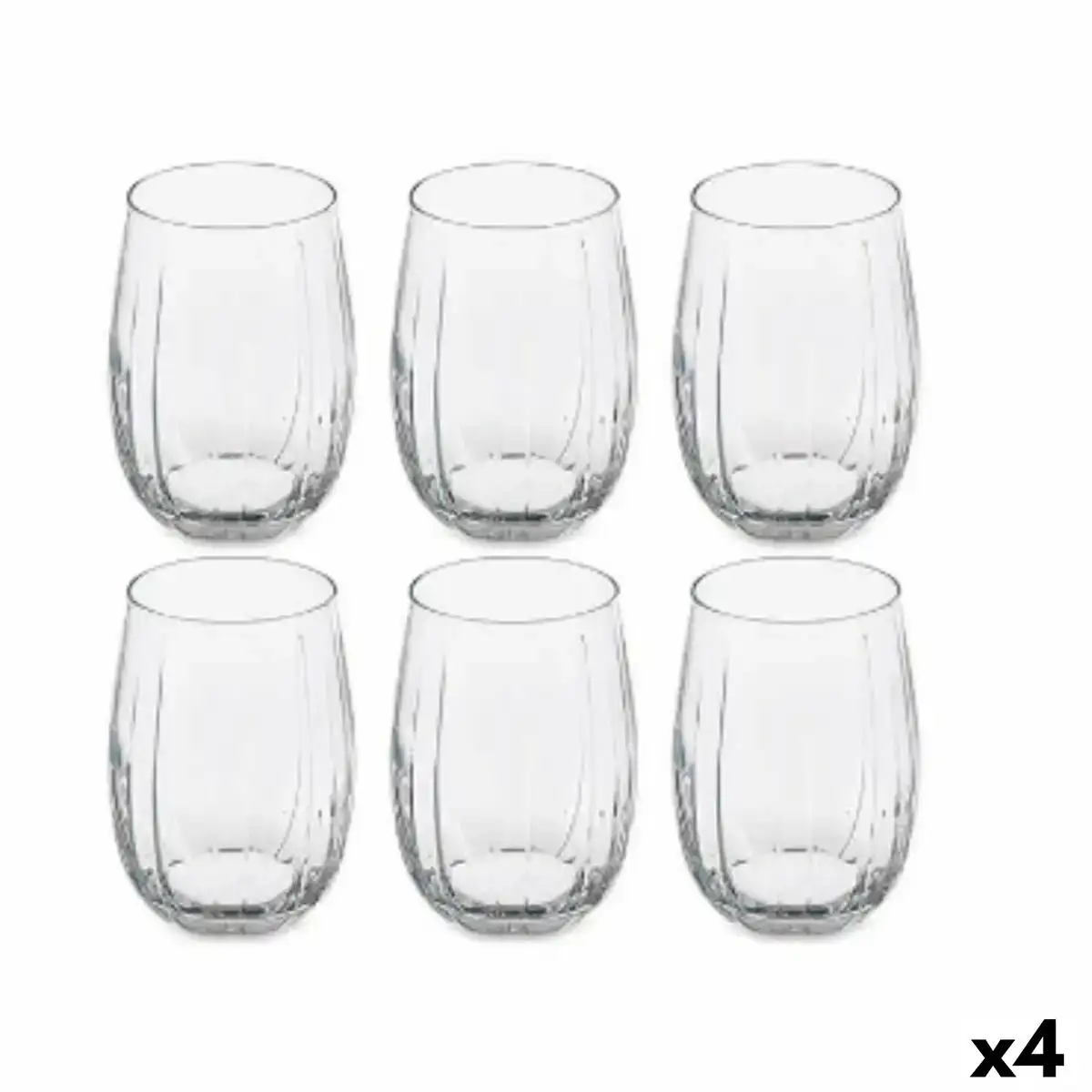 Set de verres linka transparent verre 380 ml 4 unites _7986. Entrez dans l'Univers de DIAYTAR COTE D'IVOIRE - Où le Choix Rencontre l'Authenticité. Explorez nos rayons virtuels et trouvez des produits qui incarnent la richesse de notre culture.