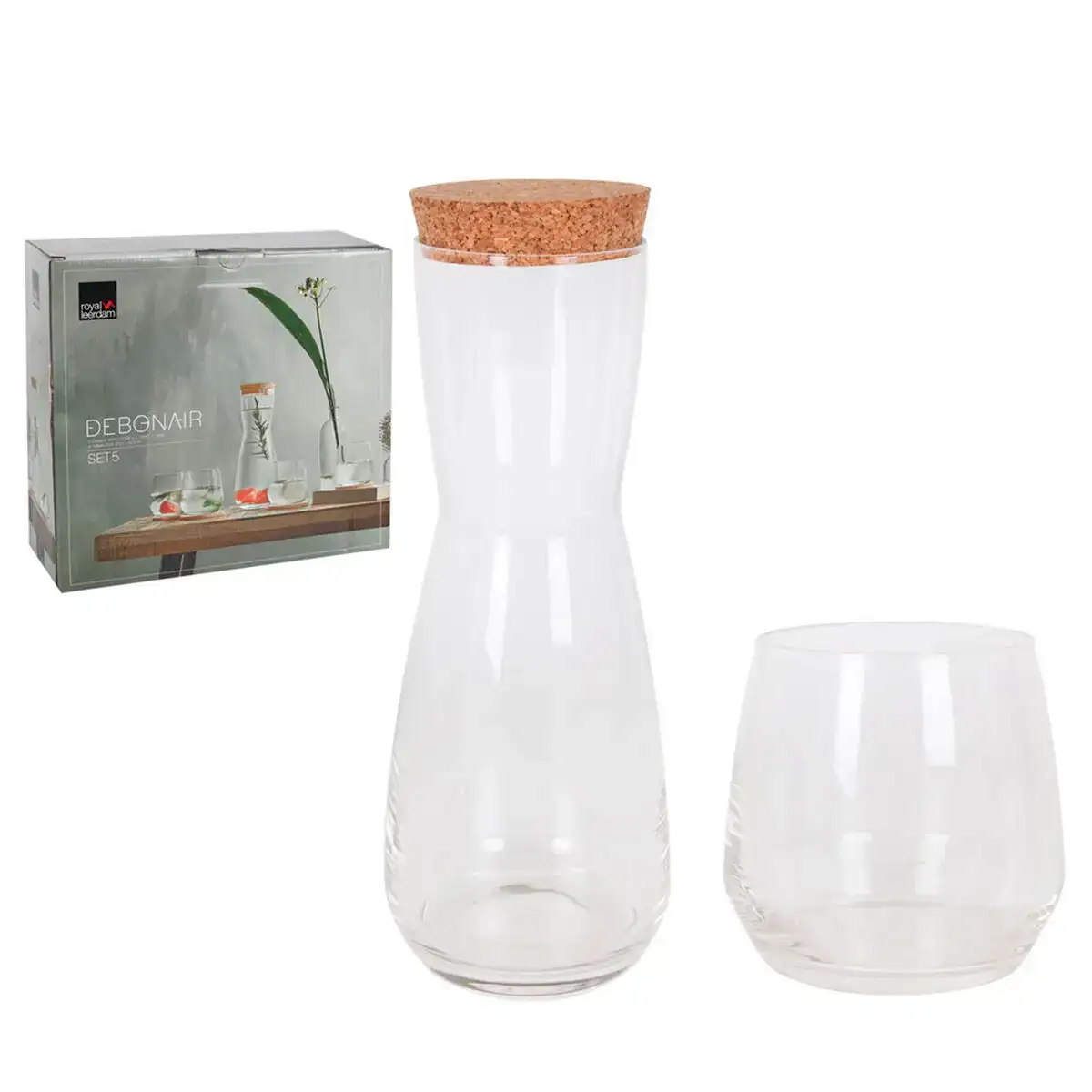 Set de verres royal leerdam debonair pichet liege 5 pieces_5071. DIAYTAR COTE D'IVOIRE - Là où Chaque Produit est une Trouvaille Unique. Découvrez notre boutique en ligne et trouvez des articles qui vous distinguent par leur originalité.