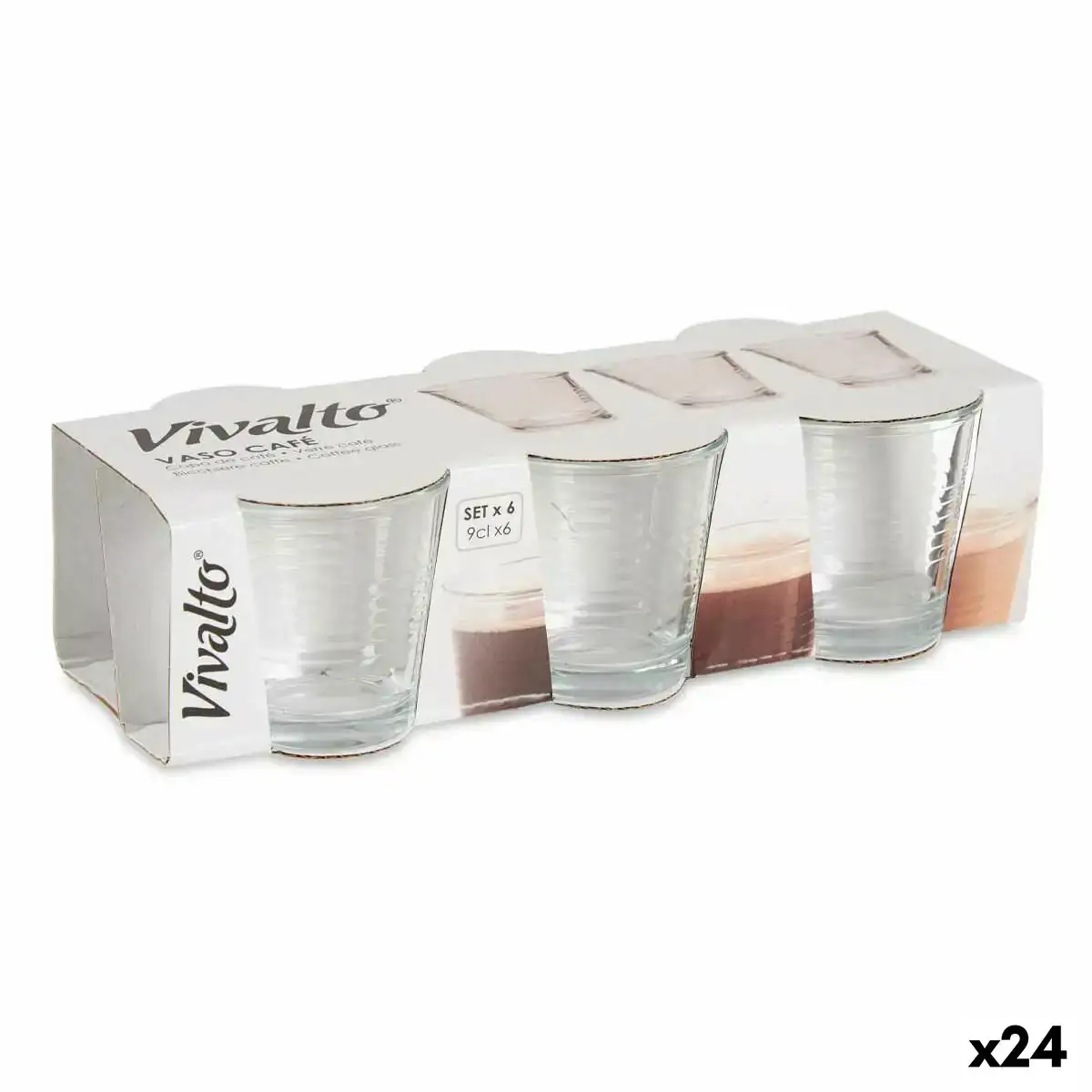 Set de verres transparent verre 90 ml 24 unites _8606. DIAYTAR COTE D'IVOIRE - L'Art du Shopping Sublime. Naviguez à travers notre catalogue et choisissez parmi des produits qui ajoutent une touche raffinée à votre vie quotidienne.
