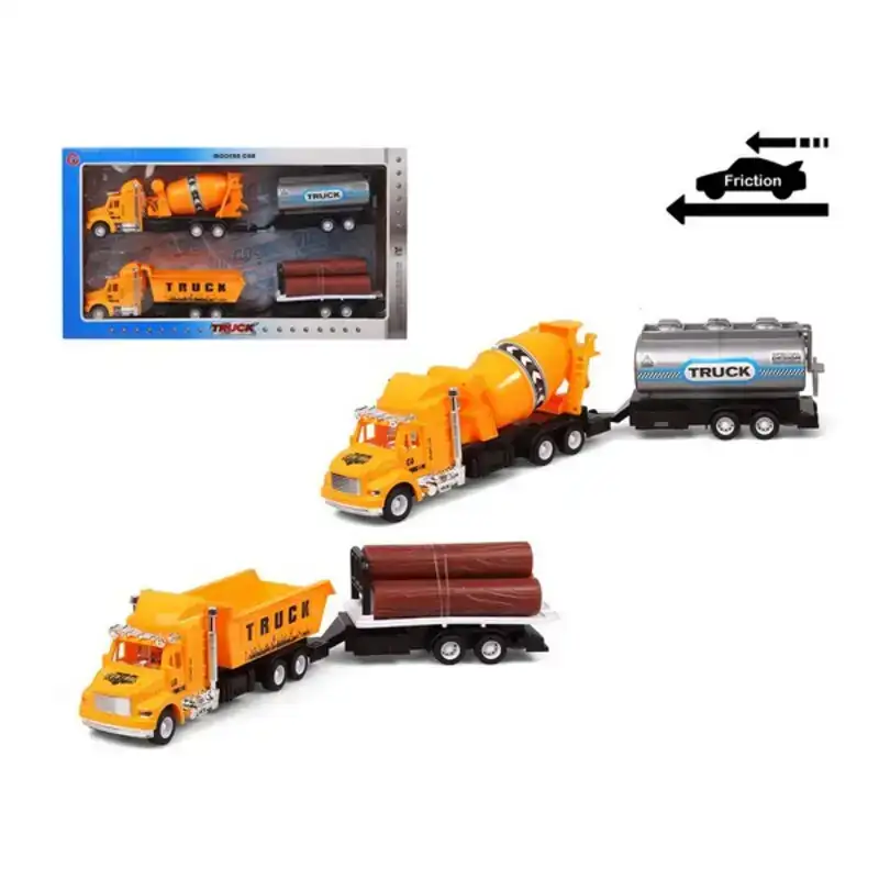 Set de voitures camion travaux publics jaune 119251 2 uds _2629. DIAYTAR COTE D'IVOIRE - Votre Marché Virtuel au Côte d'Ivoire. Parcourez notre boutique en ligne pour trouver des trésors cachés, des articles indispensables du quotidien aux joyaux artistiques.