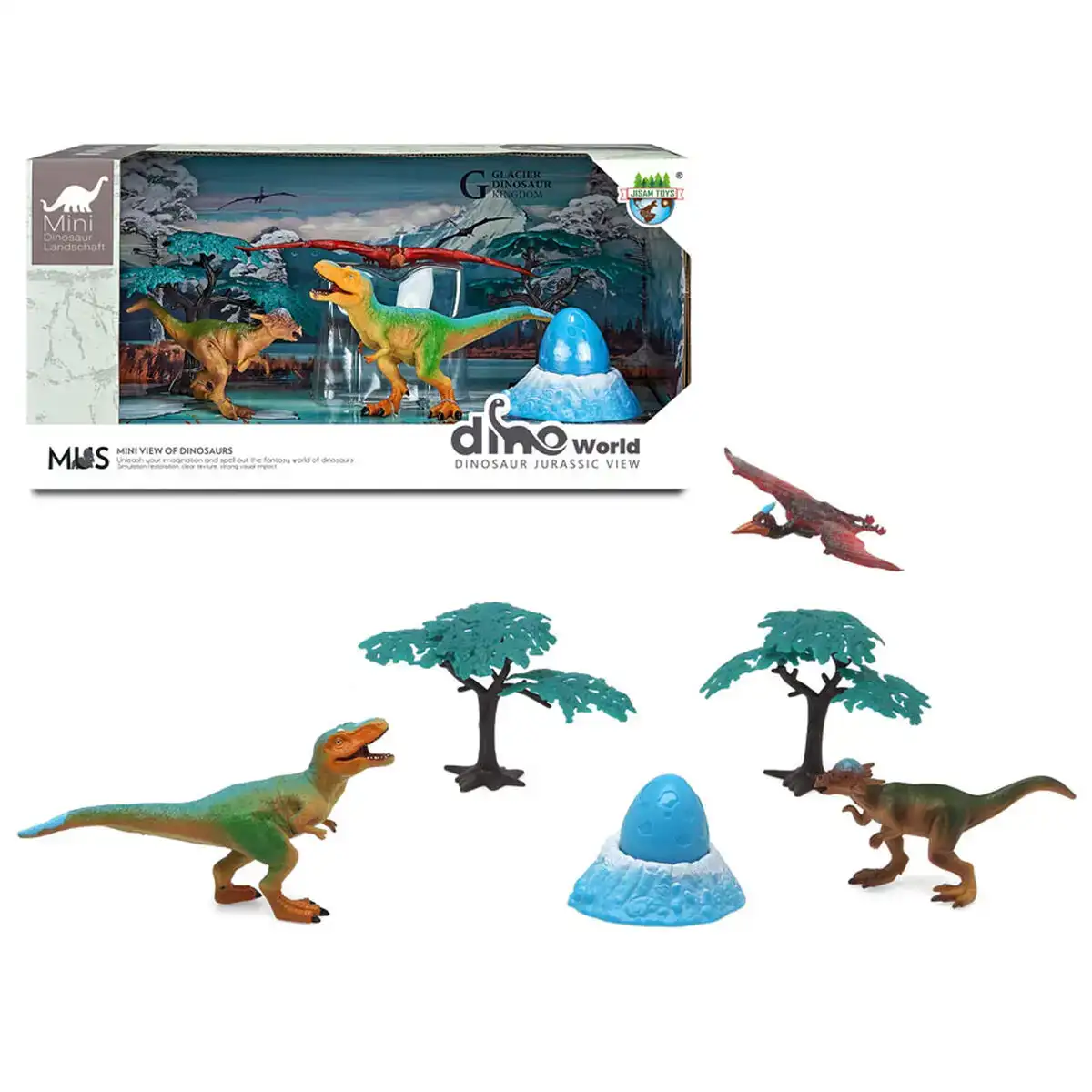 Set dinosaures 36 x 18 cm_9348. Découvrez DIAYTAR COTE D'IVOIRE - Votre Source de Produits Variés et un Service Exceptionnel. Parcourez nos catégories et bénéficiez d'un service client dévoué, prêt à vous guider à chaque étape.