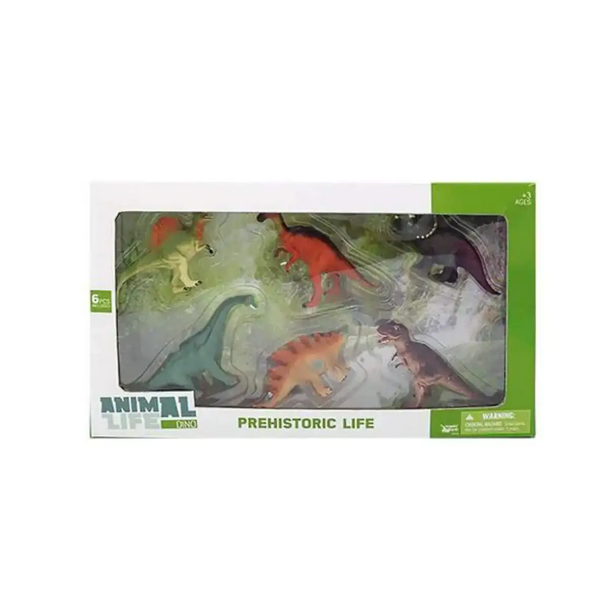 Set dinosaures prehistoric life 6 pcs _3984. DIAYTAR COTE D'IVOIRE - Votre Boutique en Ligne, Votre Histoire. Explorez notre sélection et découvrez des produits qui reflètent votre parcours et vos aspirations, un achat à la fois.