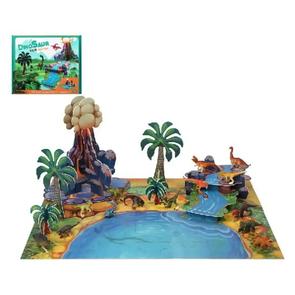 Set dinosaures real 30 x 25 cm 22 pcs _1999. DIAYTAR COTE D'IVOIRE - L'Art de Vivre le Shopping Authentique. Découvrez notre boutique en ligne et trouvez des produits qui célèbrent la culture et l'héritage du Côte d'Ivoire.
