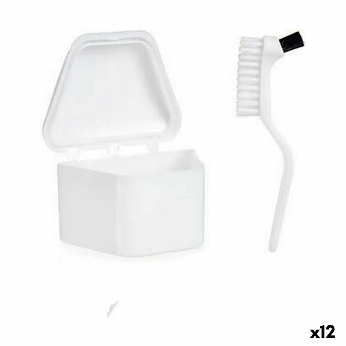 Set pour dentiers blanc polypropylene 12 unites _1959. DIAYTAR COTE D'IVOIRE - Votre Passage vers le Raffinement. Plongez dans notre univers de produits exquis et choisissez des articles qui ajoutent une touche de sophistication à votre vie.