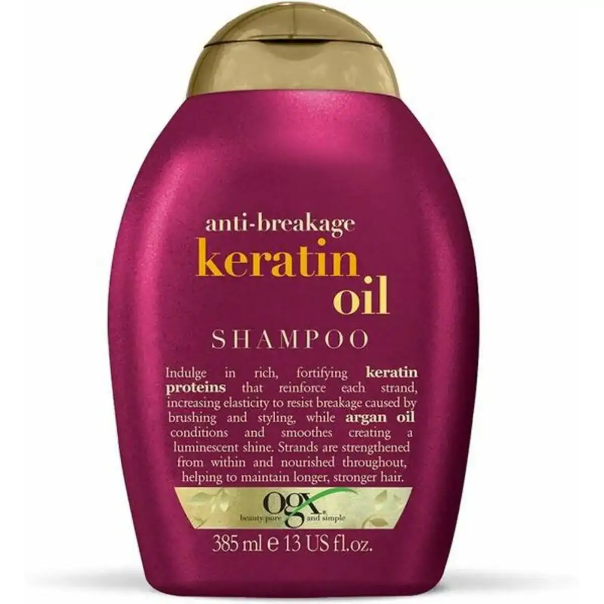 Shampoing anti chute et anti cassure ogx keratine 385 ml _5184. DIAYTAR COTE D'IVOIRE - L'Art de Magasiner sans Limites. Naviguez à travers notre collection diversifiée pour trouver des produits qui élargiront vos horizons shopping.