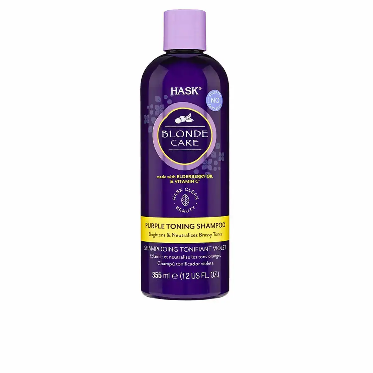 Shampoing neutraliseur de couleur hask blone care cheveux blonds 355 ml _6719. Découvrez DIAYTAR COTE D'IVOIRE - Là où le Choix Rencontre la Qualité. Parcourez notre gamme diversifiée et choisissez parmi des produits conçus pour exceller dans tous les aspects de votre vie.