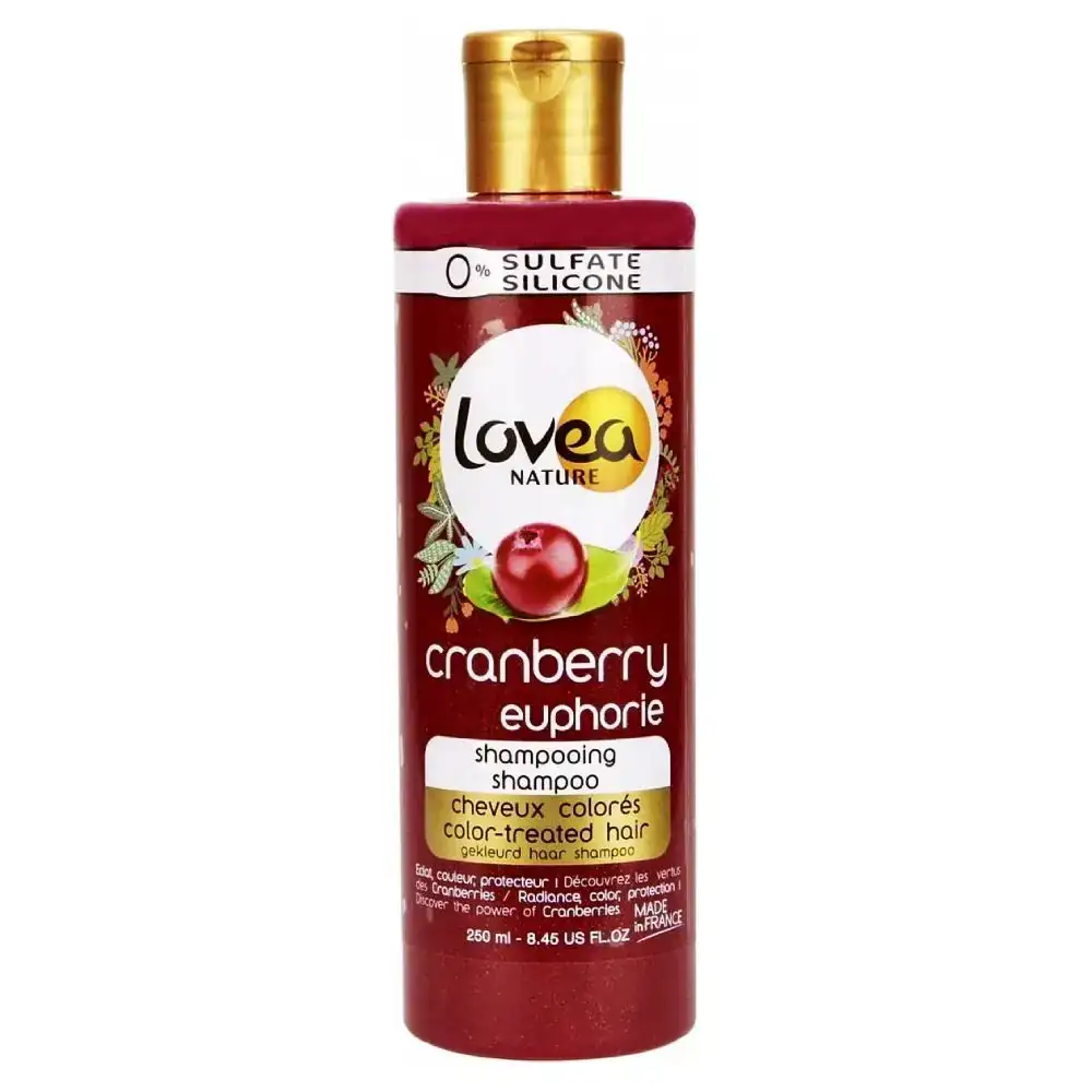 Shampoing pour cheveux teints lovea nature cranberry euphorie 250 ml _7340. Entrez dans l'Univers de DIAYTAR COTE D'IVOIRE - Où Chaque Produit est une Découverte. Explorez notre gamme variée et trouvez des articles qui vous surprennent et vous inspirent.