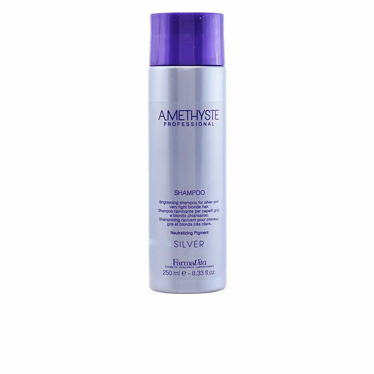 Shampooing amethyste silver farmavita silver 250 ml _4500. DIAYTAR COTE D'IVOIRE - Là où Chaque Achat a du Sens. Explorez notre gamme et choisissez des produits qui racontent une histoire, votre histoire.