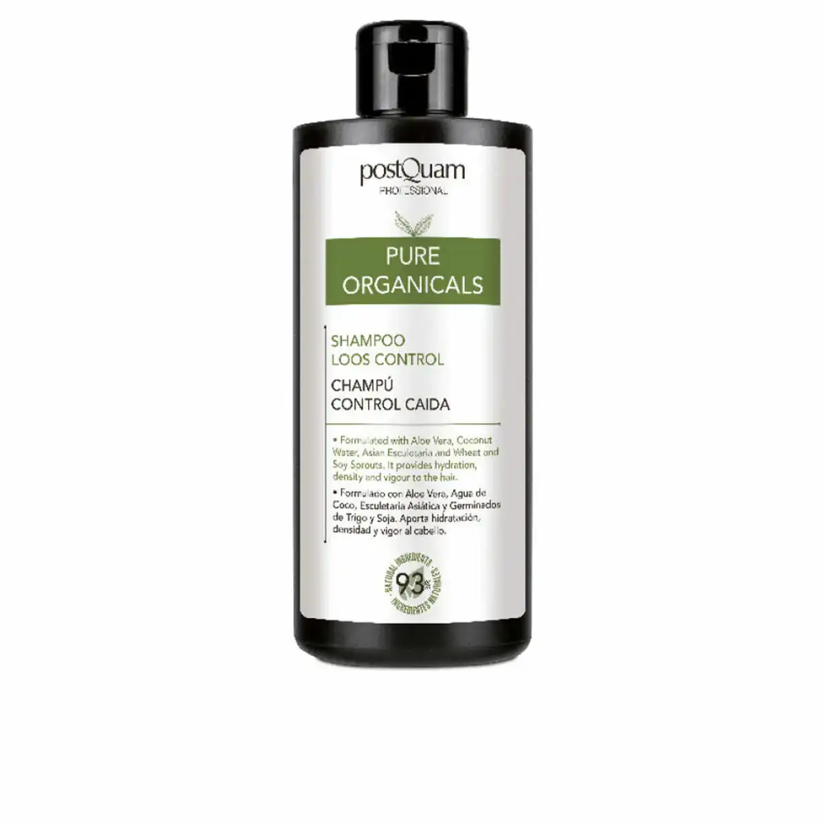 Shampooing antichute de cheveux postquam pure organicals 400 ml _2607. DIAYTAR COTE D'IVOIRE - L'Équilibre Parfait entre Tradition et Modernité. Explorez notre collection pour trouver des produits qui incarnent la culture et la contemporanéité du Côte d'Ivoire.