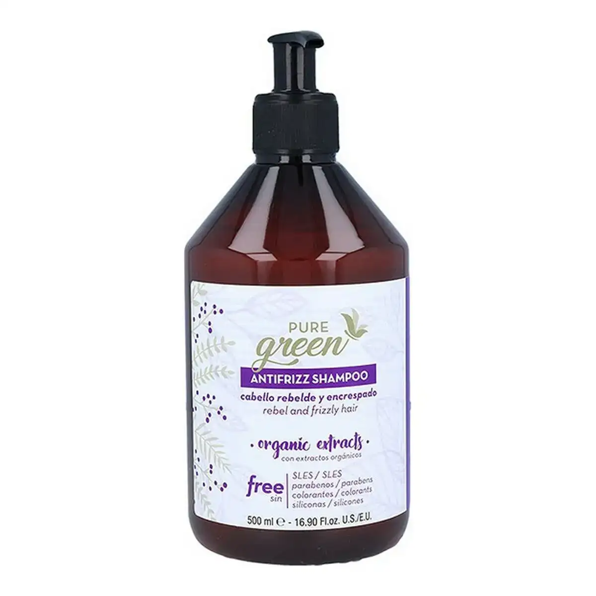 Shampooing antifrizz pure green_5074. Bienvenue chez DIAYTAR COTE D'IVOIRE - Où le Shopping Devient un Voyage. Explorez notre plateforme pour dénicher des produits uniques, racontant l'histoire et l'âme du Côte d'Ivoire.