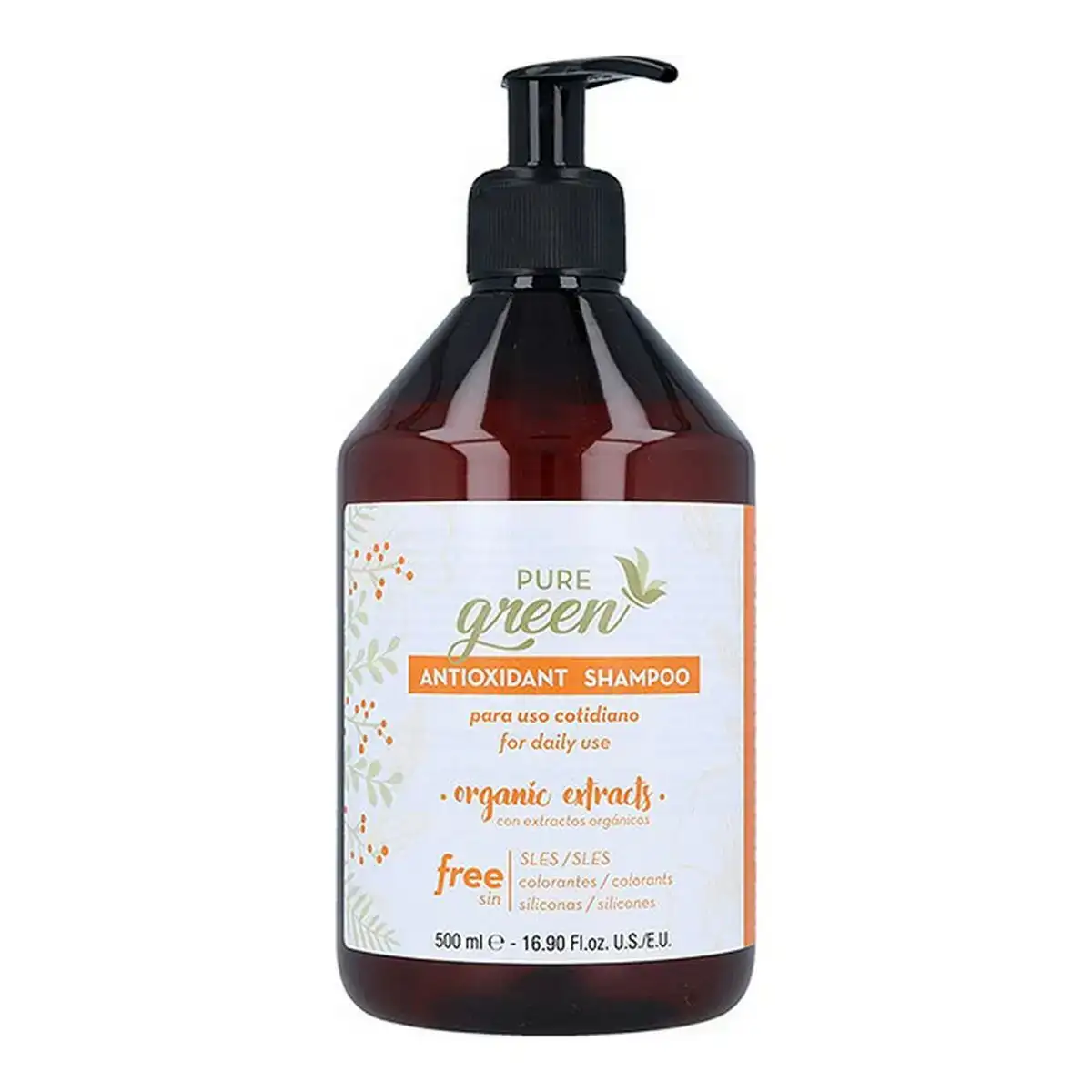 Shampooing antioxidant pure green_7635. DIAYTAR COTE D'IVOIRE - L'Équilibre Parfait entre Tradition et Modernité. Explorez notre collection pour trouver des produits qui incarnent la culture et la contemporanéité du Côte d'Ivoire.