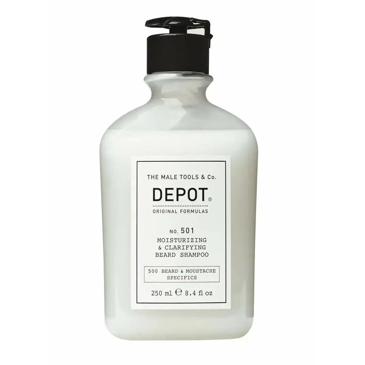 Shampooing de barbe depot no501 assouplissant 250 ml_2219. Bienvenue sur DIAYTAR COTE D'IVOIRE - Où Choisir est un Voyage Sensoriel. Plongez dans notre catalogue et trouvez des produits qui éveillent vos sens et embellissent votre quotidien.