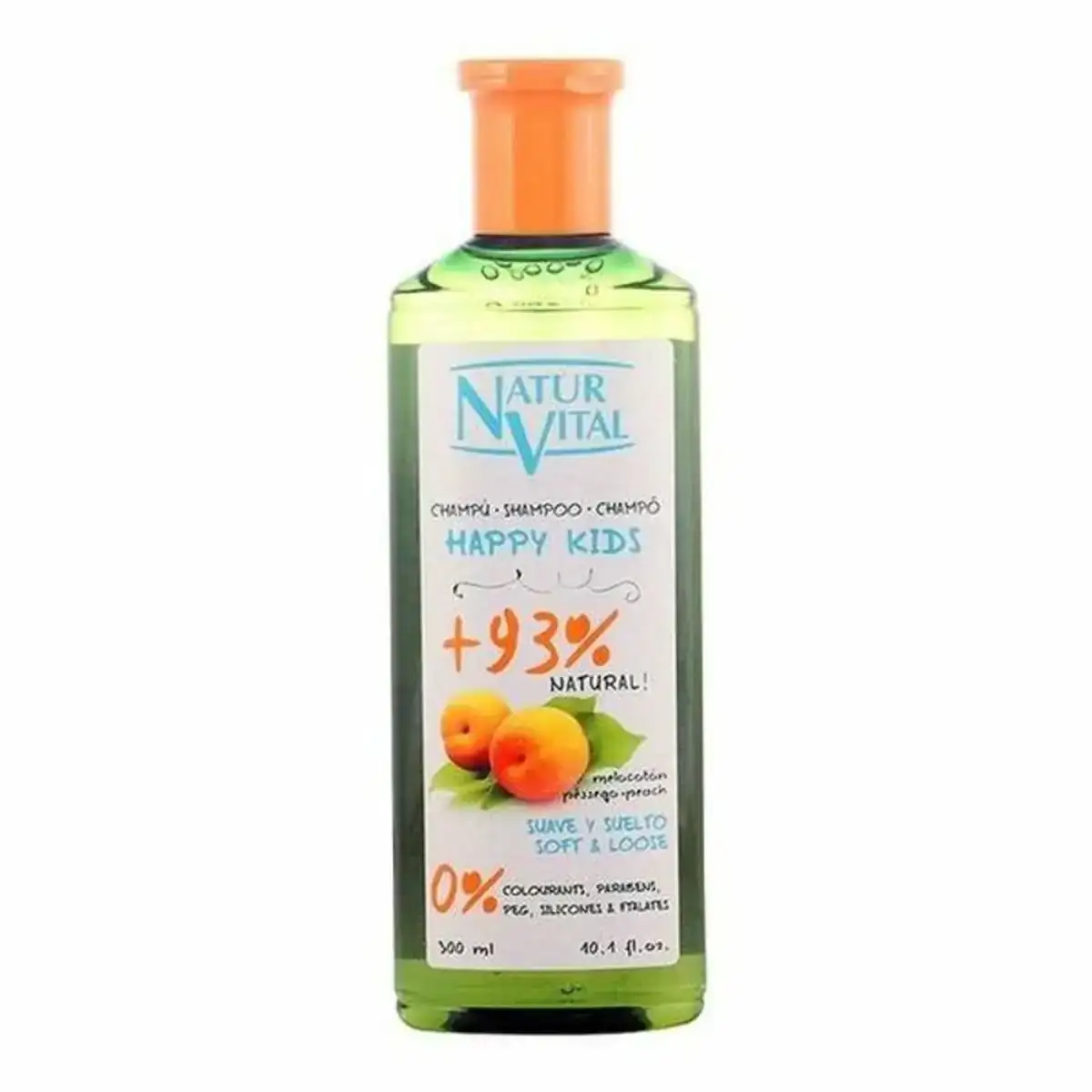 Shampooing doux happy kids naturaleza y vida_1925. DIAYTAR COTE D'IVOIRE - Votre Source d'Inspiration Shopping. Parcourez nos rayons et trouvez des articles qui vous inspirent, que ce soit pour votre style, votre maison ou votre vie quotidienne.