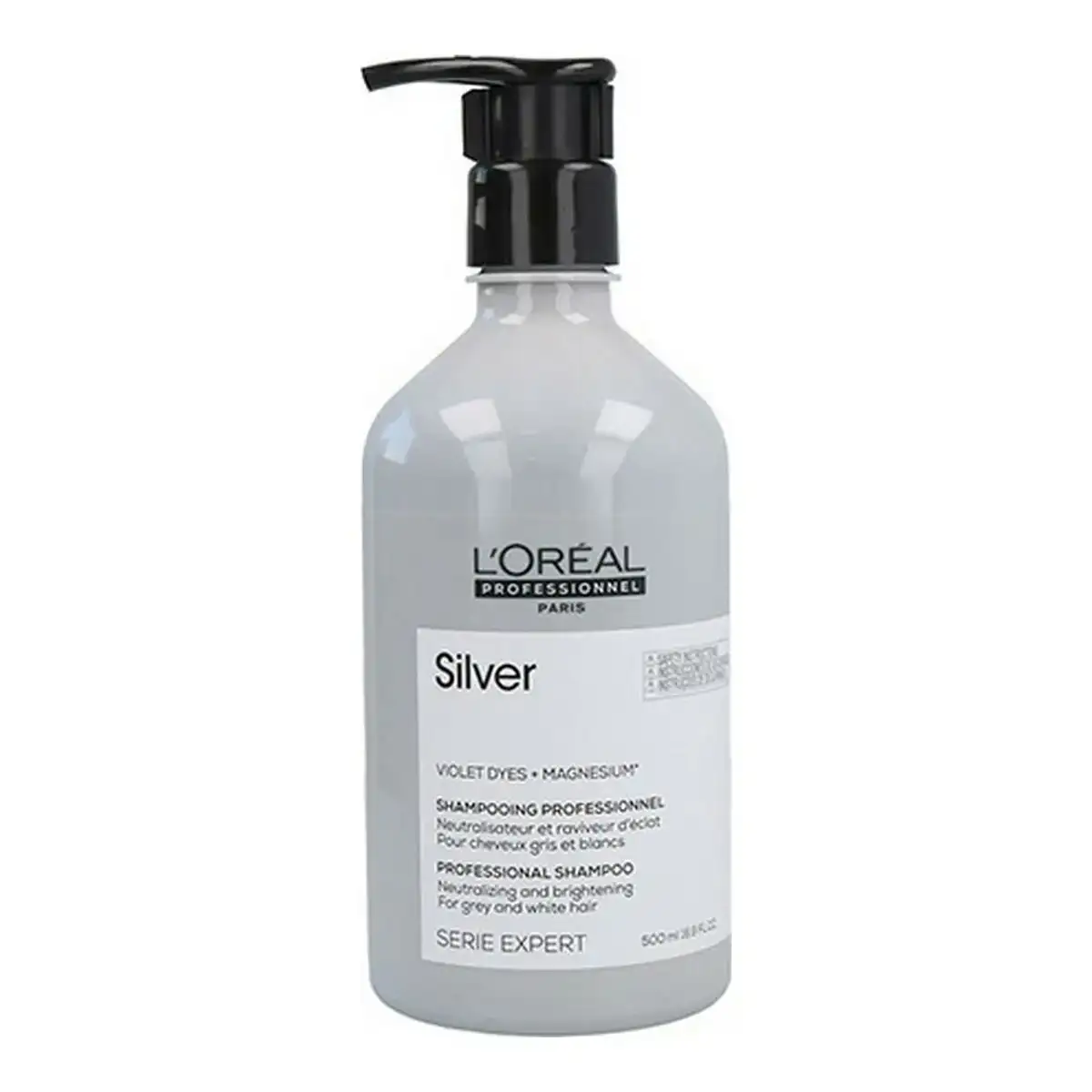 Shampooing expert silver l oreal professionnel paris 500 ml _2177. DIAYTAR COTE D'IVOIRE - Votre Destination pour un Shopping Éclairé. Parcourez notre boutique en ligne pour découvrir des produits de qualité qui embelliront votre quotidien.