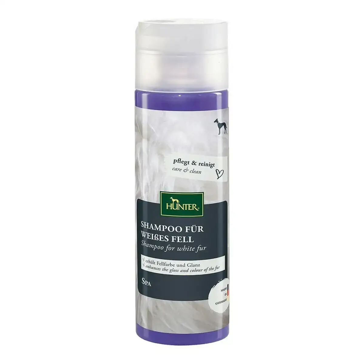 Shampooing hunter chien 200 ml_1715. Entrez dans le Monde Éclectique de DIAYTAR COTE D'IVOIRE. Explorez nos catégories et dénichez des trésors qui reflètent la richesse et l'authenticité du Côte d'Ivoire.