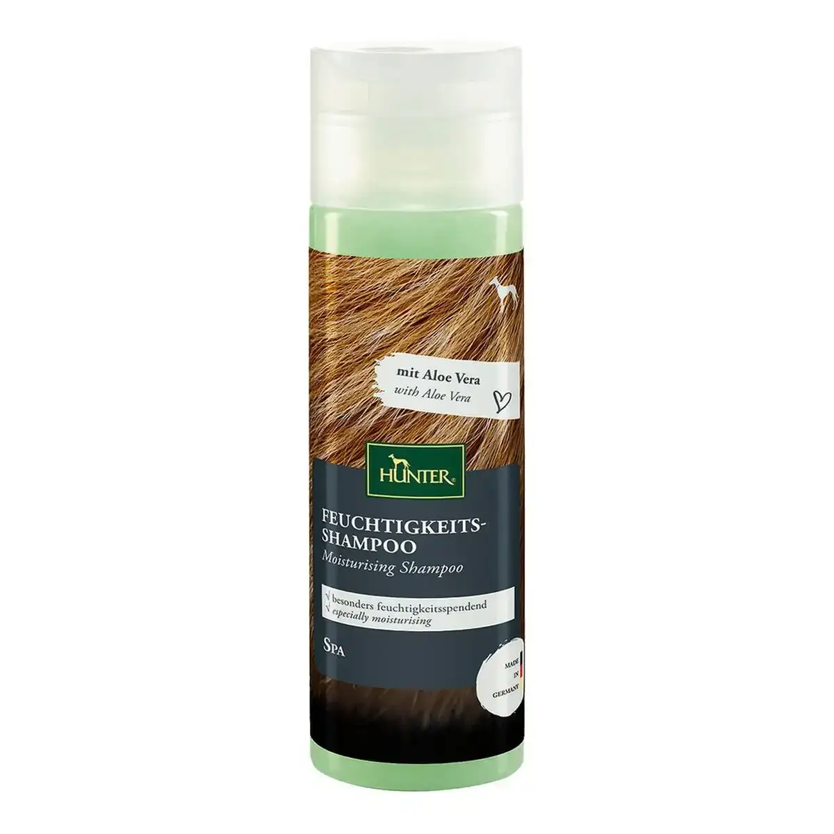 Shampooing hydratant hunter chien aloe vera 200 ml_6263. DIAYTAR COTE D'IVOIRE - L'Art de Trouver ce que Vous Aimez. Plongez dans notre assortiment varié et choisissez parmi des produits qui reflètent votre style et répondent à vos besoins.