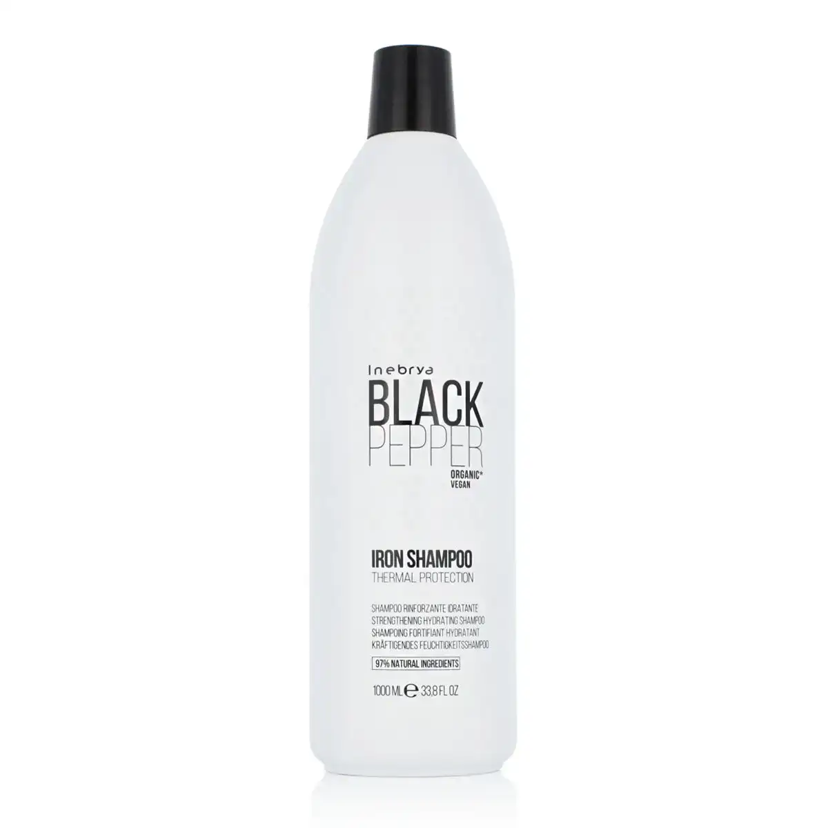 Shampooing hydratant inebrya black pepper 1 l _3849. DIAYTAR COTE D'IVOIRE - L'Art de Choisir, l'Art de Vivre. Parcourez notre boutique en ligne et choisissez parmi des produits de qualité qui ajoutent de l'élégance à votre quotidien.