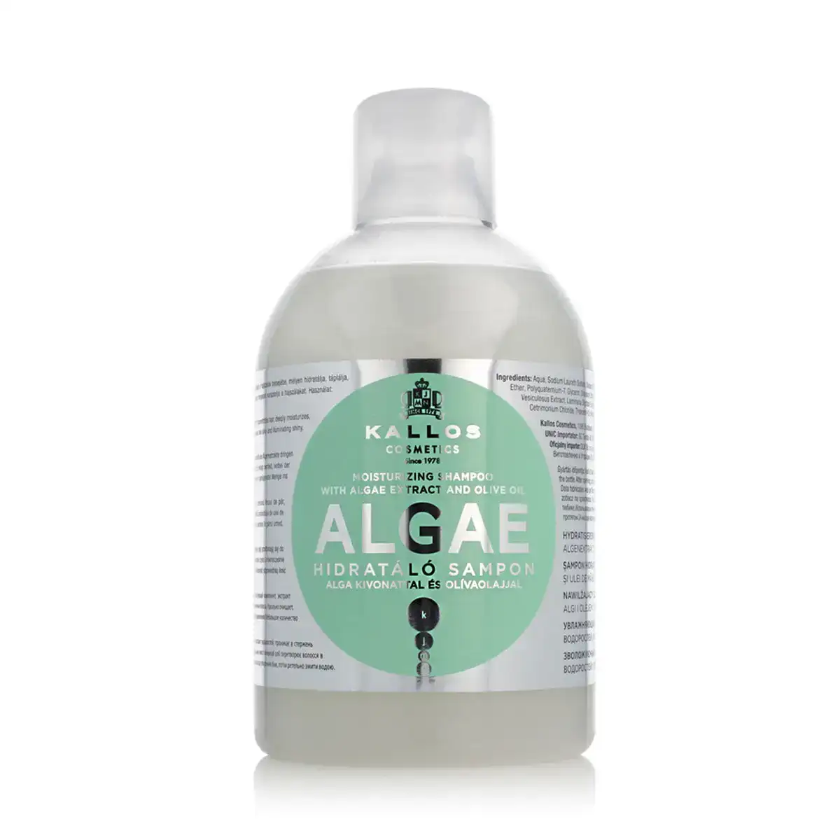 Shampooing hydratant kallos cosmetics algae 1 l_7124. DIAYTAR COTE D'IVOIRE - L'Art de Vivre l'Excellence au Quotidien. Explorez notre gamme et choisissez des produits qui ajoutent une note de prestige à votre vie.