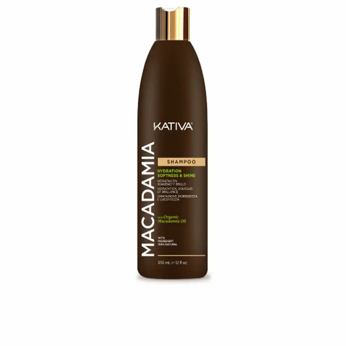 Shampooing kativa macadamia 355 ml_4869. DIAYTAR COTE D'IVOIRE - Là où Chaque Clic Compte. Parcourez notre boutique en ligne et laissez-vous guider vers des trouvailles uniques qui enrichiront votre quotidien.
