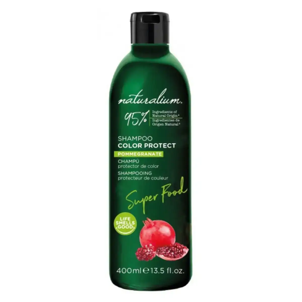 Shampooing renforcement de couleur naturalium super food grenade 400 ml_3497. DIAYTAR COTE D'IVOIRE - Où la Qualité est Notre Engagement. Explorez notre boutique en ligne pour découvrir des produits conçus pour vous apporter satisfaction et plaisir.