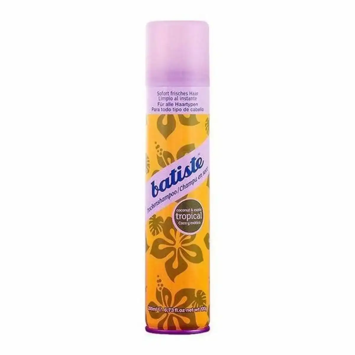 Shampooing sec batiste tropical coconut exotic 200 ml _1640. DIAYTAR COTE D'IVOIRE - L'Art de Trouver ce que Vous Aimez. Plongez dans notre assortiment varié et choisissez parmi des produits qui reflètent votre style et répondent à vos besoins.