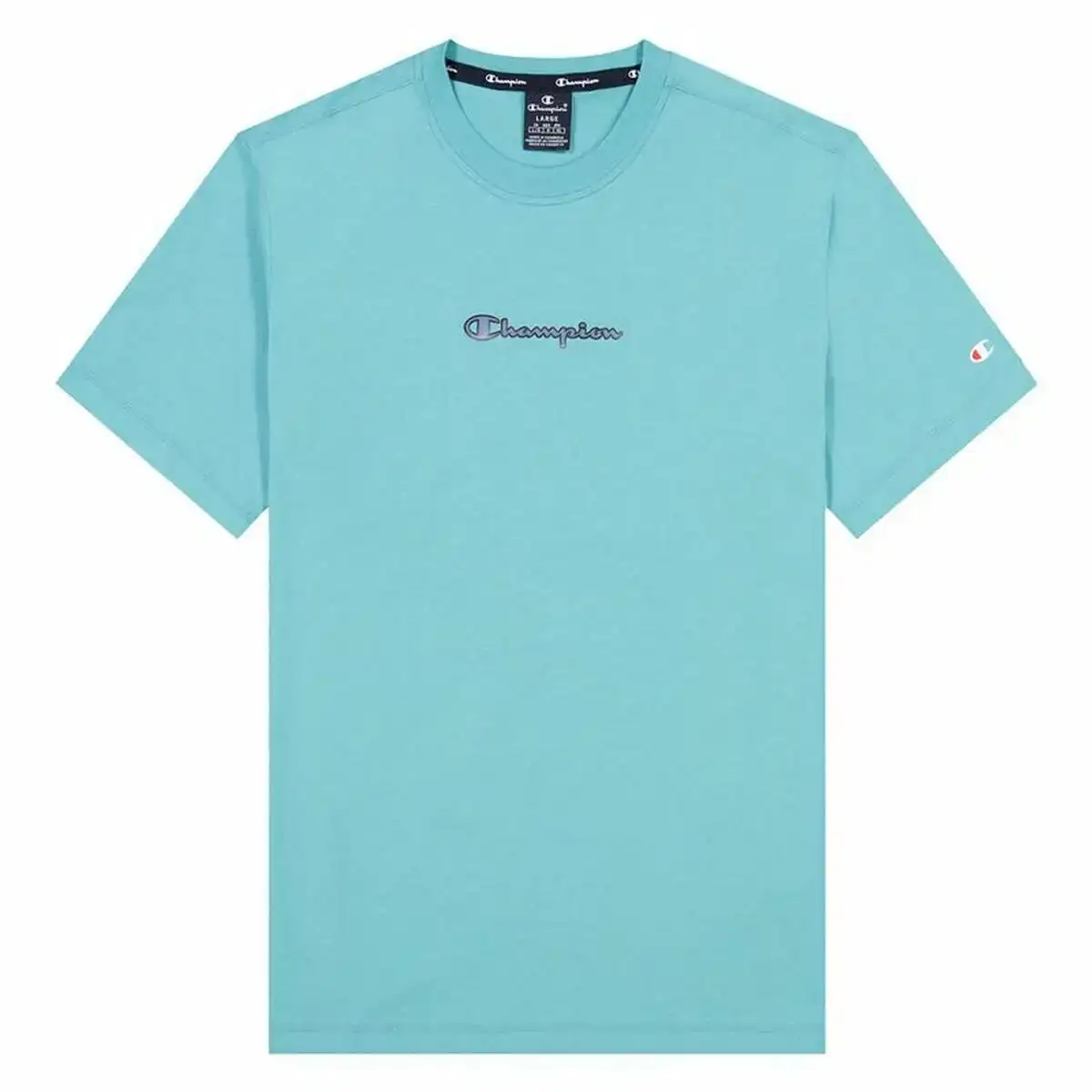 Shirt a manches courtes champion crewneck m bleu_1238. DIAYTAR COTE D'IVOIRE - Votre Source de Découvertes Shopping. Découvrez des trésors dans notre boutique en ligne, allant des articles artisanaux aux innovations modernes.