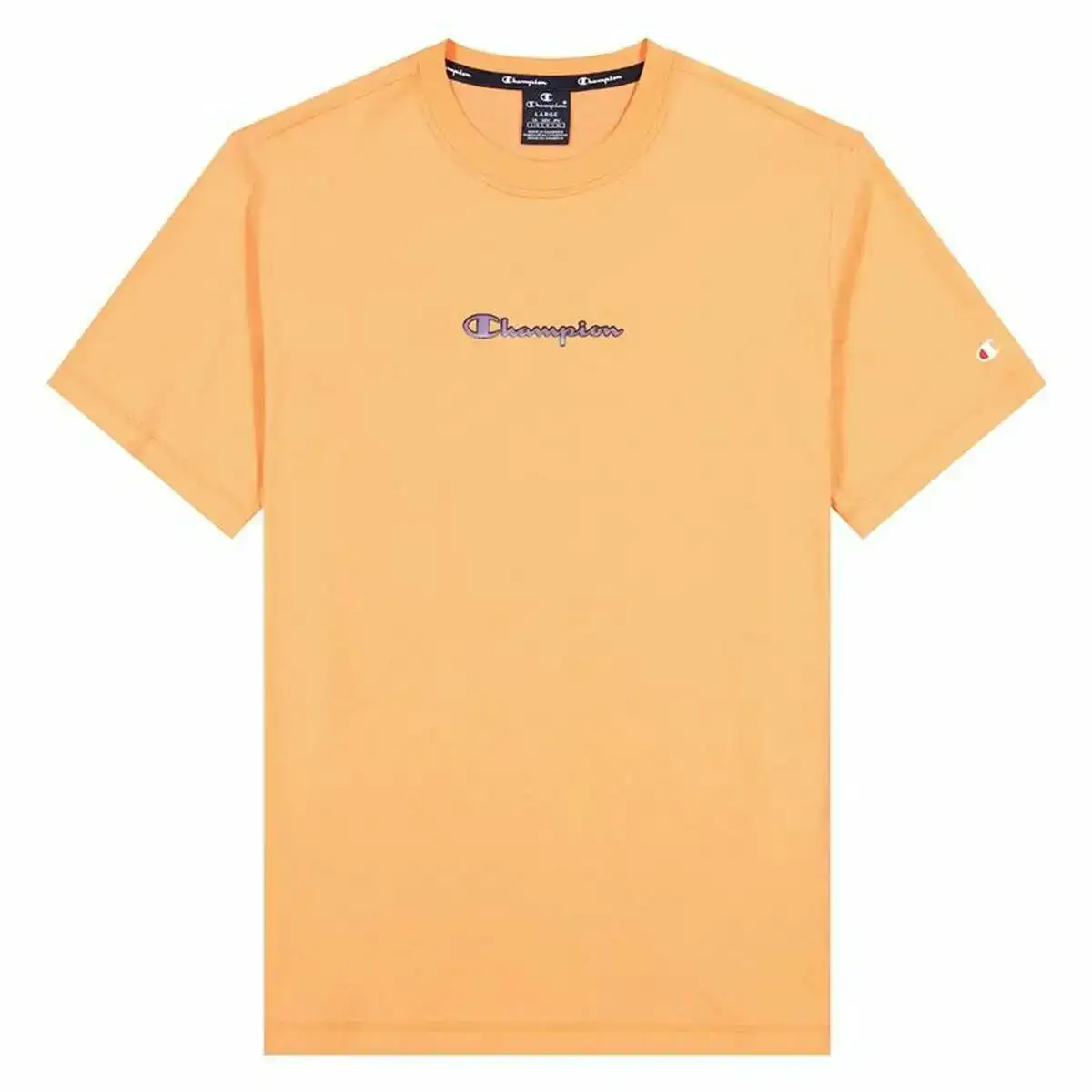 Shirt a manches courtes champion crewneck m orange_9685. DIAYTAR COTE D'IVOIRE - Où Choisir est une Célébration de l'Artisanat. Explorez notre boutique en ligne et choisissez des articles qui incarnent l'art et le savoir-faire du Côte d'Ivoire.