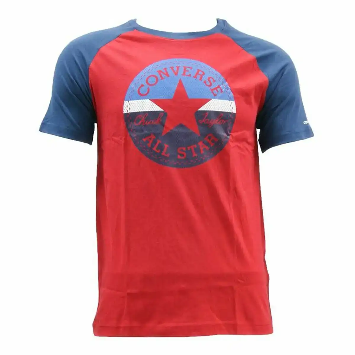 Shirt a manches courtes enfant converse block raglan rouge_1704. DIAYTAR COTE D'IVOIRE - Votre Destination pour un Shopping Inoubliable. Naviguez à travers notre catalogue et choisissez des produits qui vous marquent par leur originalité.