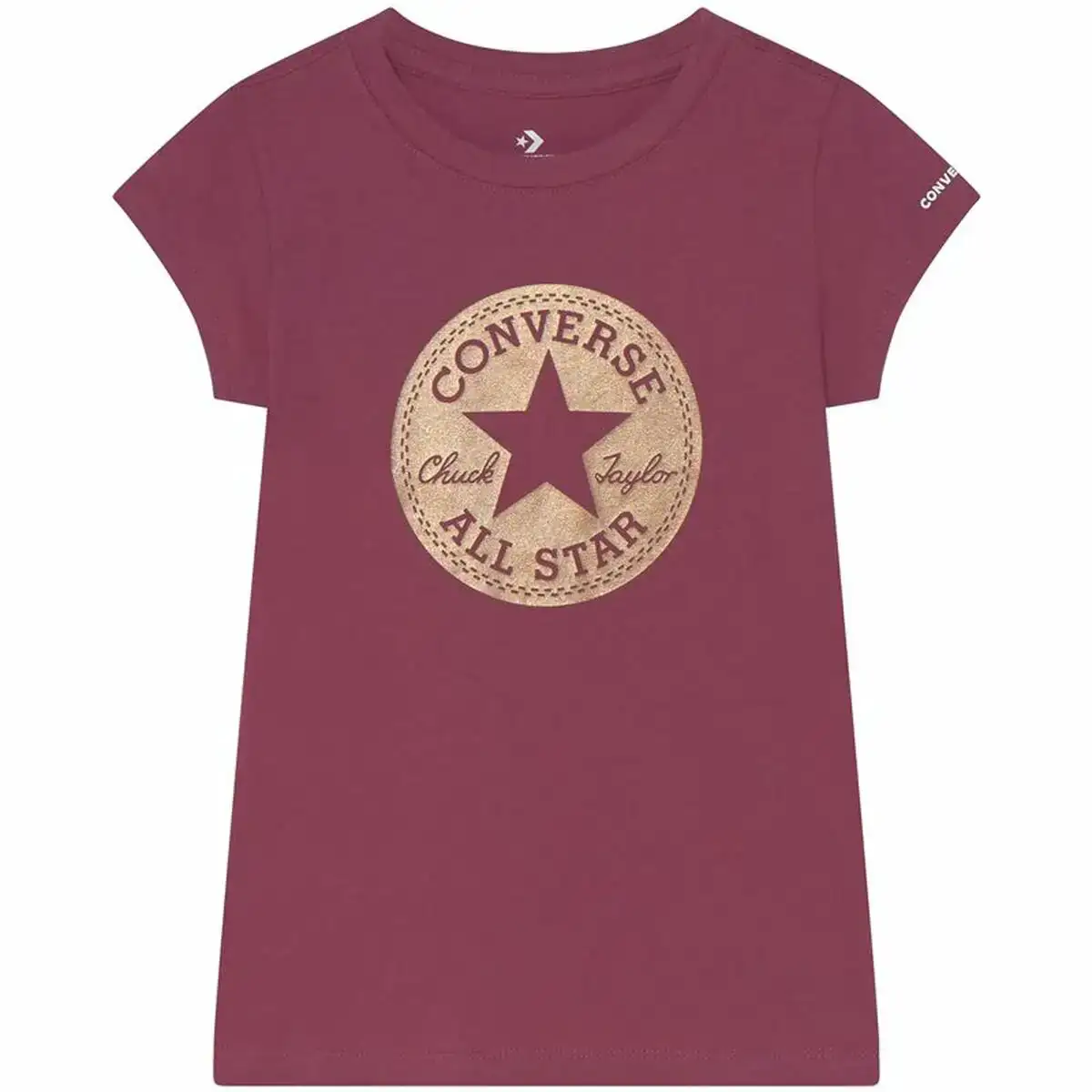 Shirt a manches courtes enfant converse shiny graphic rouge fonce_6498. DIAYTAR COTE D'IVOIRE - Votre Passage vers le Chic et l'Élégance. Naviguez à travers notre boutique en ligne pour trouver des produits qui ajoutent une touche sophistiquée à votre style.
