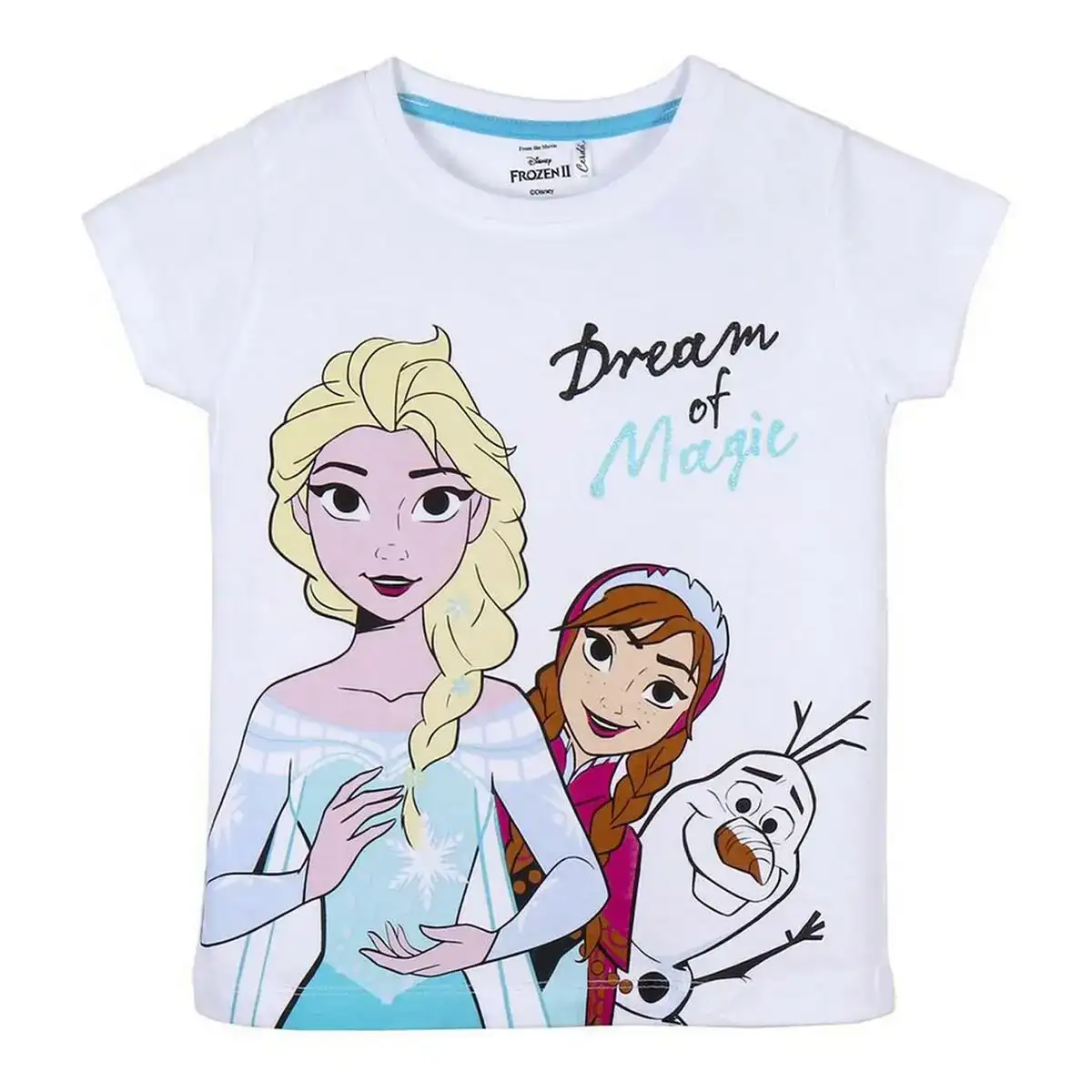 Shirt a manches courtes enfant frozen blanc_1517. DIAYTAR COTE D'IVOIRE - L'Art de Choisir, l'Art de Vivre. Parcourez notre boutique en ligne et choisissez parmi des produits de qualité qui ajoutent de l'élégance à votre quotidien.