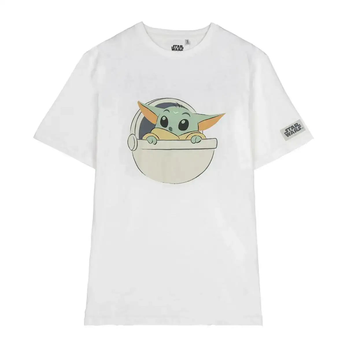 Shirt a manches courtes enfant he mandalorian blanc_6869. DIAYTAR COTE D'IVOIRE - Votre Destination Shopping de Choix. Explorez notre boutique en ligne et découvrez des trésors qui reflètent votre style et votre passion pour l'authenticité.