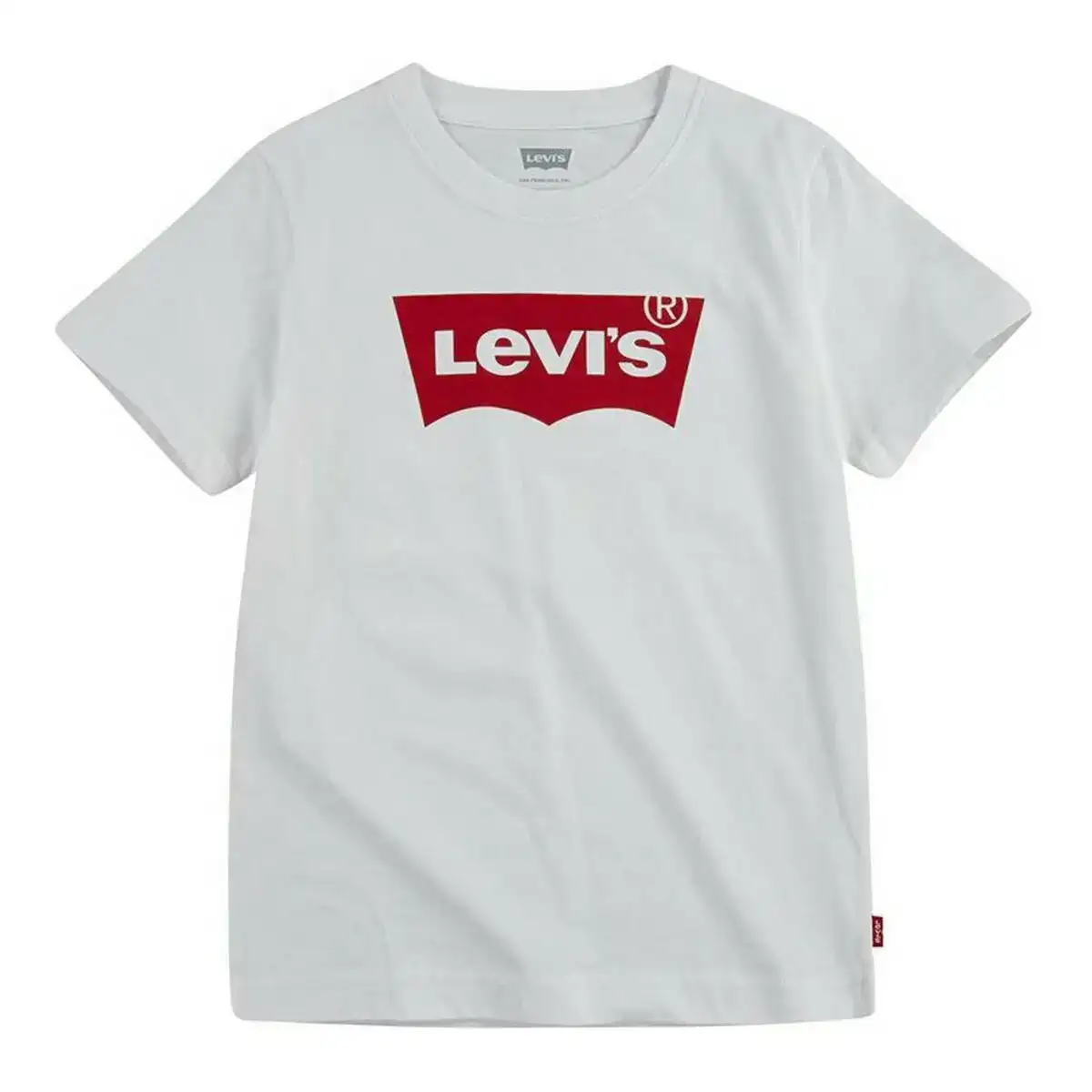 Shirt a manches courtes enfant levi s batwing blanc unisexe_7665. DIAYTAR COTE D'IVOIRE - Où la Tradition s'Harmonise avec le Moderne. Parcourez notre gamme diversifiée et choisissez des produits qui révèlent l'âme du Côte d'Ivoire.