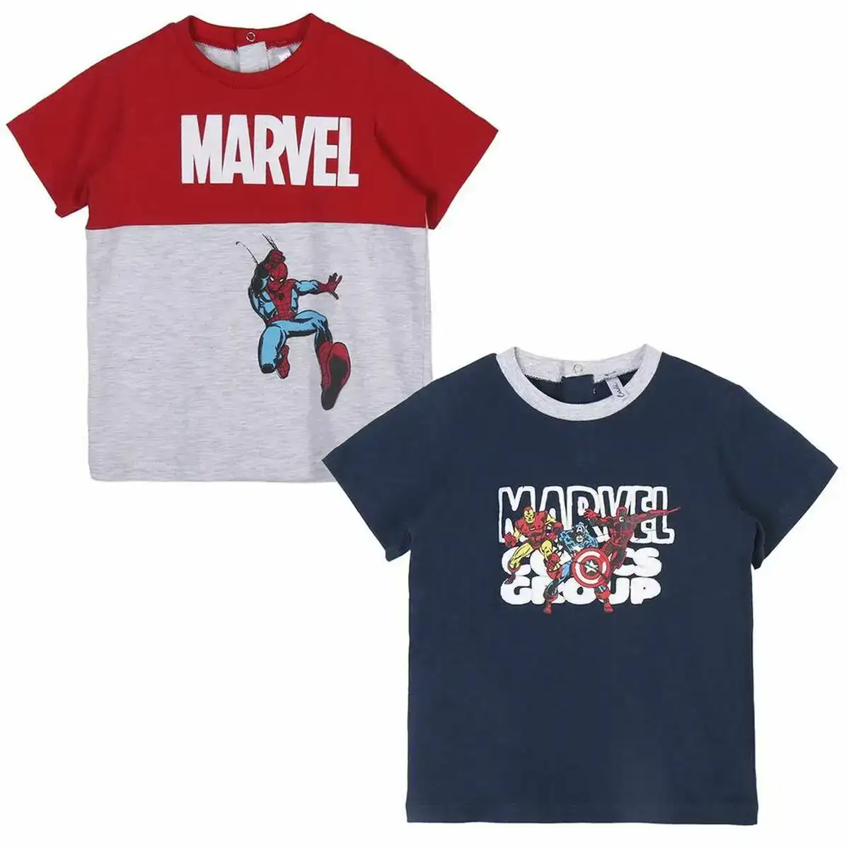 Shirt a manches courtes enfant marvel 2 unites gris_7282. Bienvenue chez DIAYTAR COTE D'IVOIRE - Votre Plateforme Shopping pour Tous. Découvrez un large éventail de produits qui célèbrent la diversité et la beauté du Côte d'Ivoire.