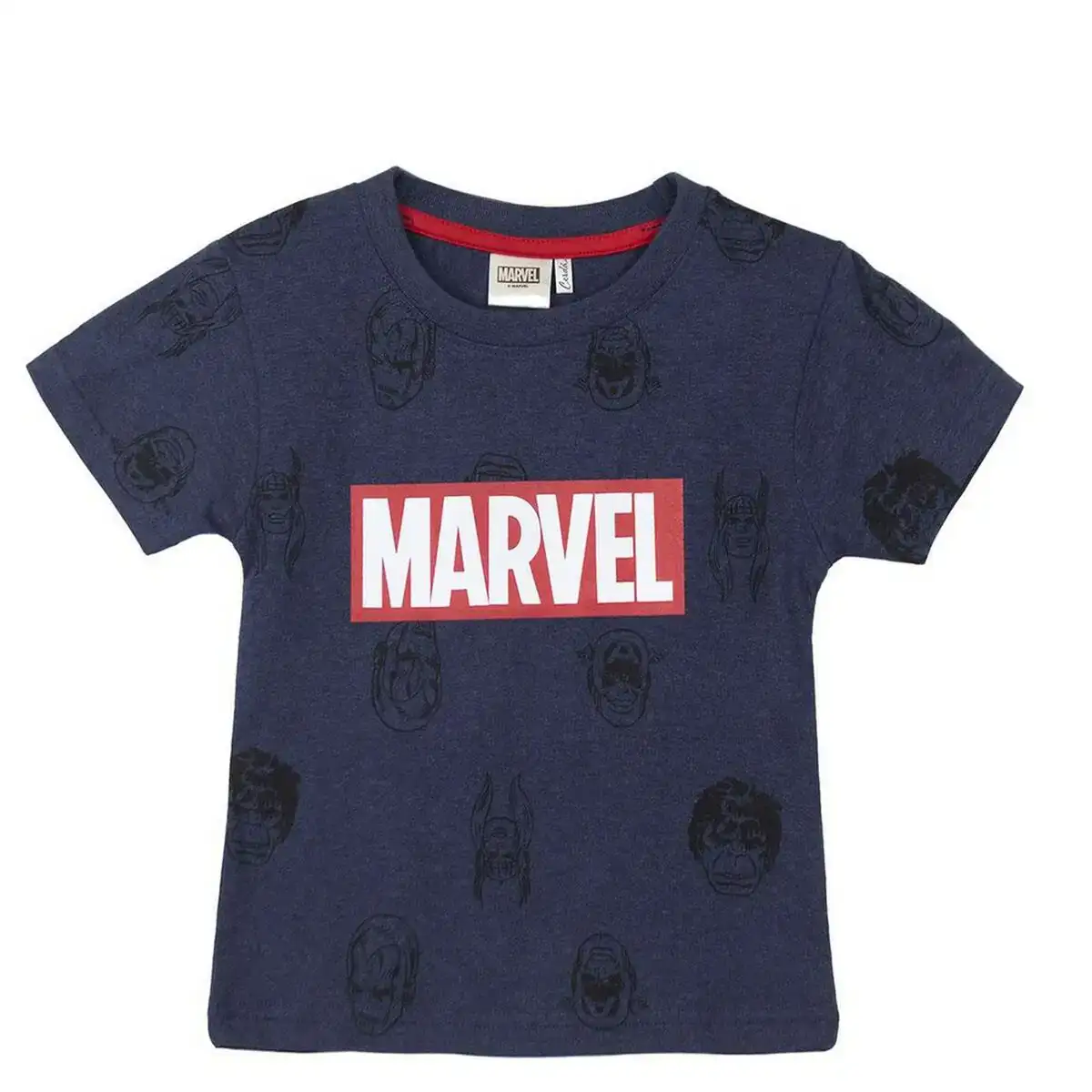 Shirt a manches courtes enfant marvel bleu fonce_4631. DIAYTAR COTE D'IVOIRE - Là où Chaque Produit Évoque une Émotion. Parcourez notre catalogue et choisissez des articles qui vous touchent et qui enrichissent votre expérience.