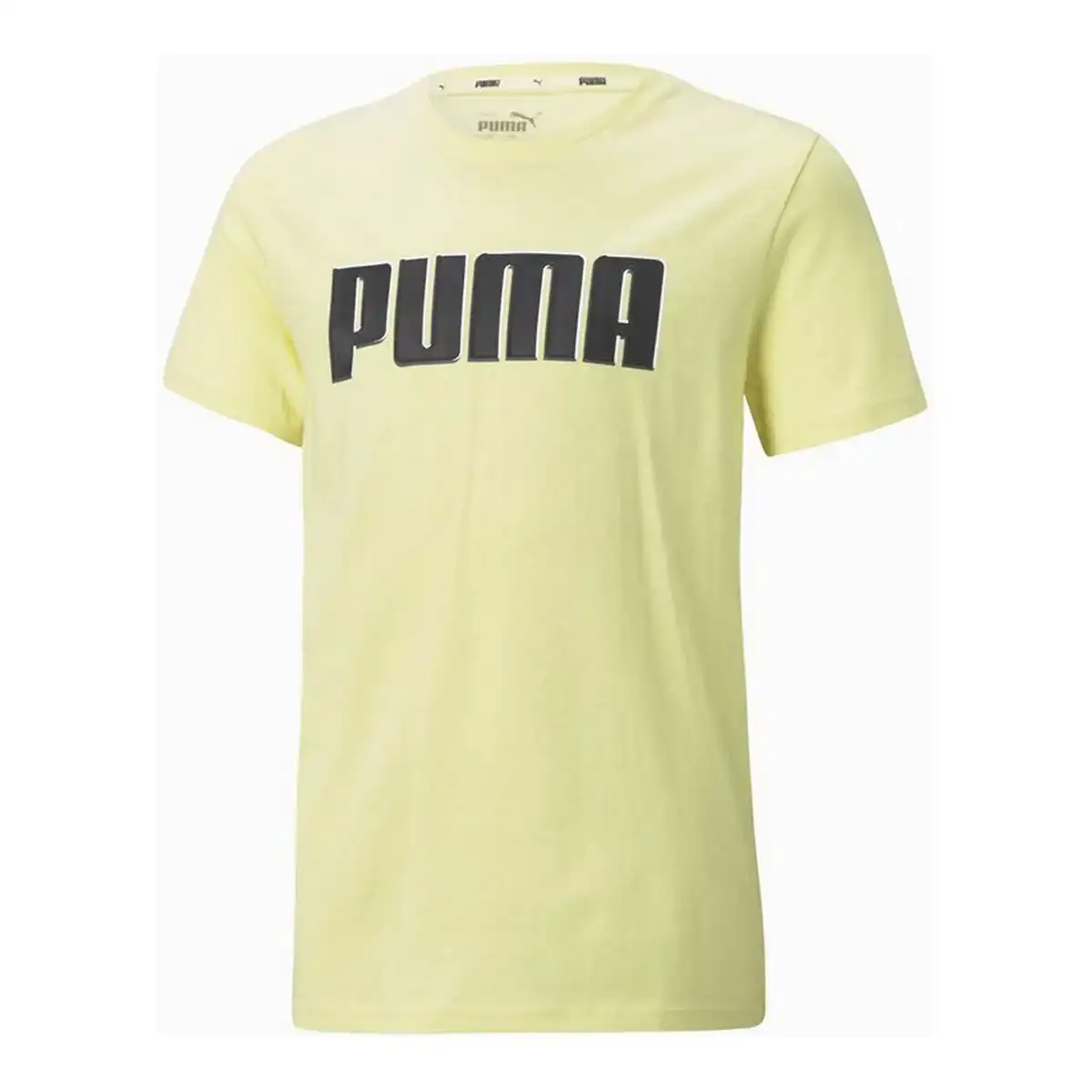 Shirt a manches courtes enfant puma alpha graphic jaune_1871. DIAYTAR COTE D'IVOIRE - Votre Destinée Shopping Personnalisée. Plongez dans notre boutique en ligne et créez votre propre expérience de shopping en choisissant parmi nos produits variés.