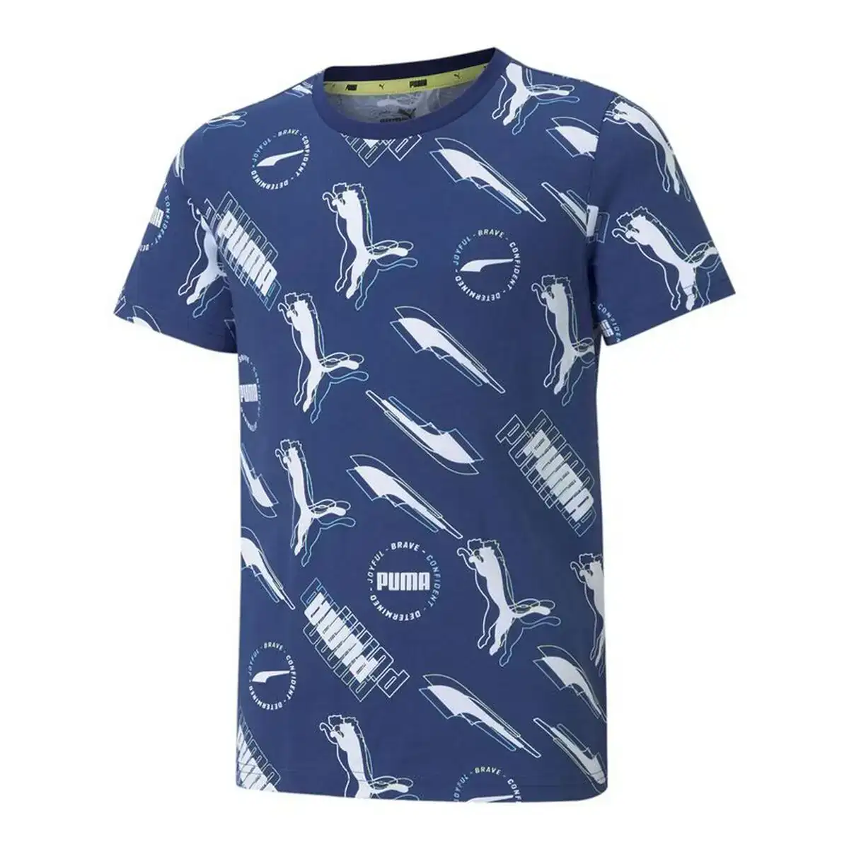 Shirt a manches courtes enfant puma aop bleu fonce_1224. DIAYTAR COTE D'IVOIRE - Votre Destination Shopping Inspirante. Explorez notre catalogue pour trouver des articles qui stimulent votre créativité et votre style de vie.