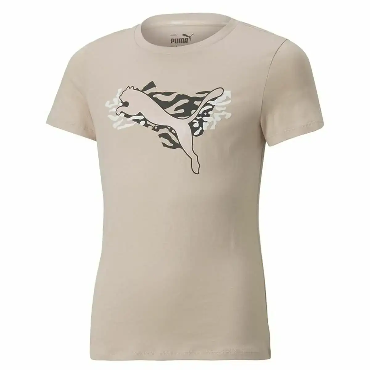 Shirt a manches courtes enfant puma beige_6171. Entrez dans l'Univers de DIAYTAR COTE D'IVOIRE - Où l'Authenticité Renouvelle Votre Quotidien. Explorez notre gamme de produits et trouvez des articles qui reflètent votre essence.